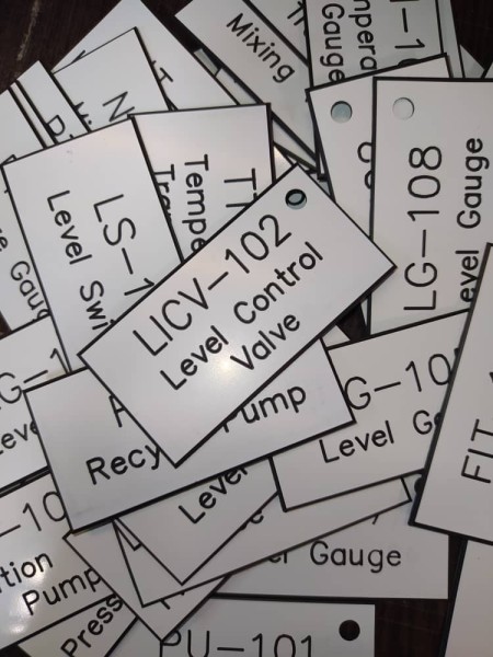 Etiquette of electrical panel/cheap and immediate