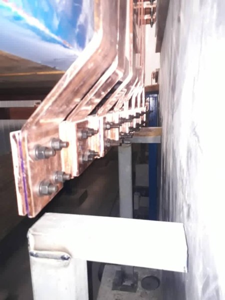 Bending, cutting and drilling of copper ingots