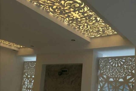 سقف کاذب (تایل cnc معرق) و آسمان مجازی سافیت- تولید، فروش و اجرا