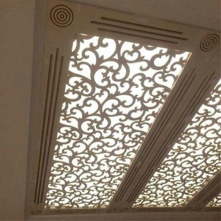 False ceiling (cnc mosaic tile) and virtual sky of Soffit - production, sale and execution