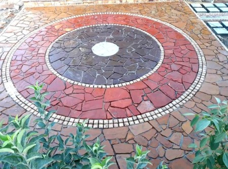 سنگ لاشه اجرای سنگ مالون