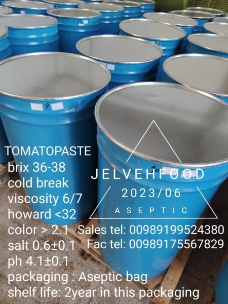 Production, Sale, and Export of Jelveh Aseptic Tomato Paste
