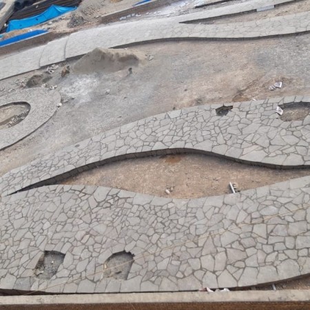 سنگ لاشه برای کف سازی محوطه سازی از معدن دماوند