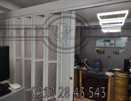 PVC Mammoth accordion partition