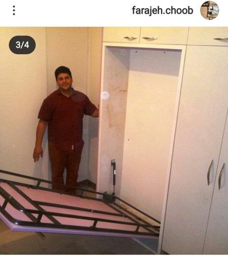 Collapsible bed in installments with check