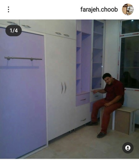 Collapsible bed in installments with check