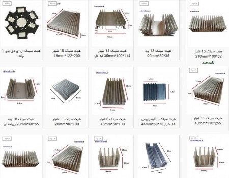 هیت سینک پارس پرداز