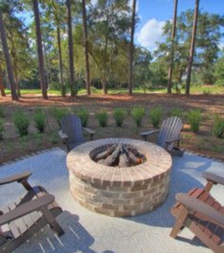 Barbecue fireplace fire temple