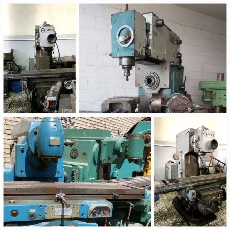 Manual milling industrial machines