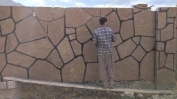 Paving rubble for the yard