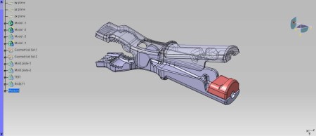 Design and manufacture of casting and plastic molds (reverse engineering)