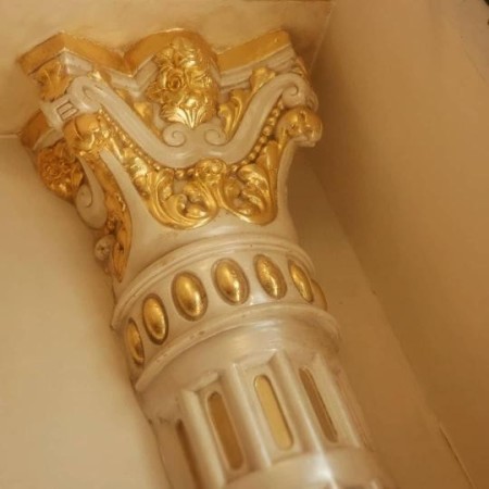 Prefab stucco round column diameter 26 cm