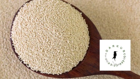 Yeast, baking soda, black seeds, sesame, starch, purslane