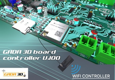 3D printer controller board GADA 3D Controller V1.00