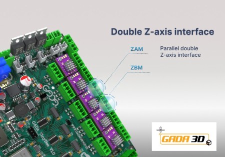 برد کنترلر پرینتر سه بعدی GADA 3D Controller V1.00