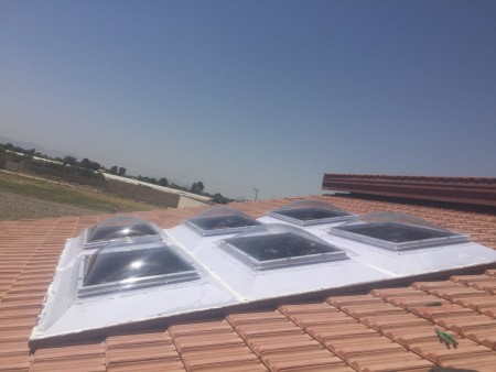 Bubble skylight - ceiling skylight