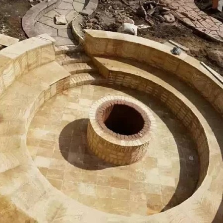 Implementation of barbecue carcass stone