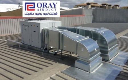 TDC square channel - spiral channel - galvanized flange with mastic