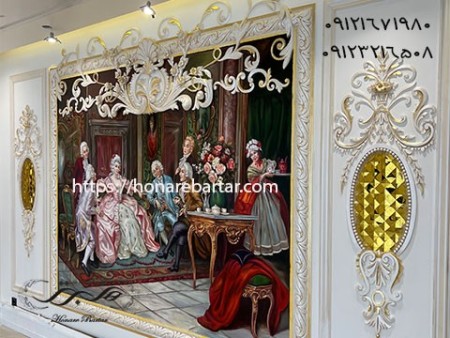 نقاشی روی دیوار/نقاشی روی سقف منزل