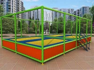 Sale of all kinds of trampolines for amusement parks and playhouses