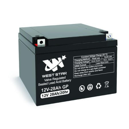 12V 28A Weststar hour battery
