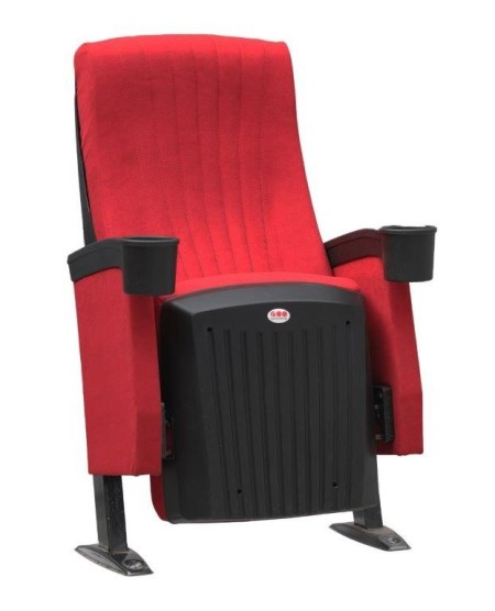Cinema chair with popcorn handle