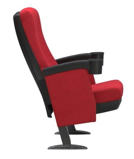 Cinema chair with popcorn handle