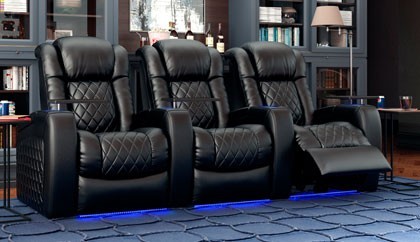 Electric furniture for private cinema and game room