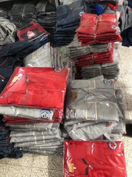 Major production and sale of all kinds of work clothes, overalls, office shirts and...