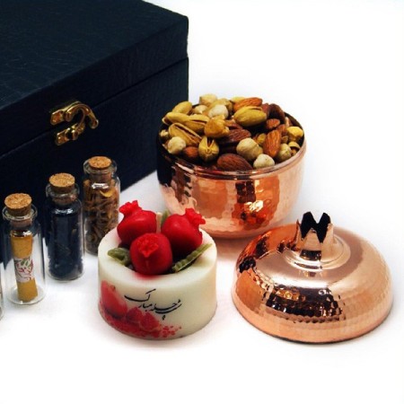 Purchase and price of Zanjan Pomegranate design copper sugar candies directly from the manufacturer