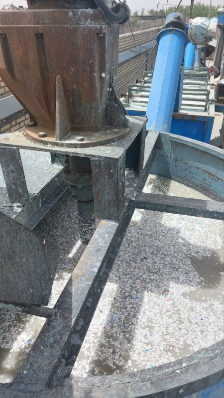 Pet hot wash line with a capacity of 1000 kilos