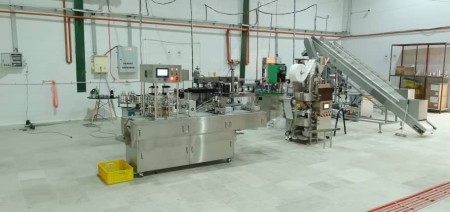 Complete coffee processing and packaging line