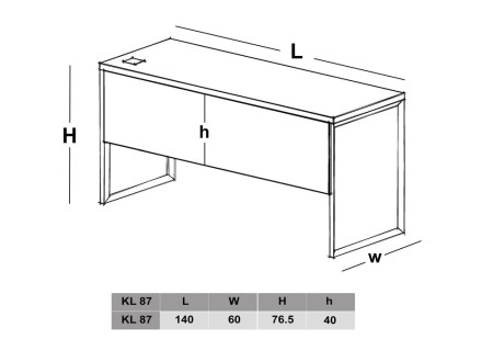 میز اداری kl87