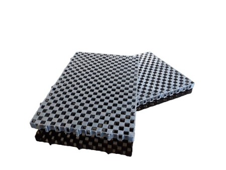 3D drainage, geodrain for the implementation of roof garden or green roof