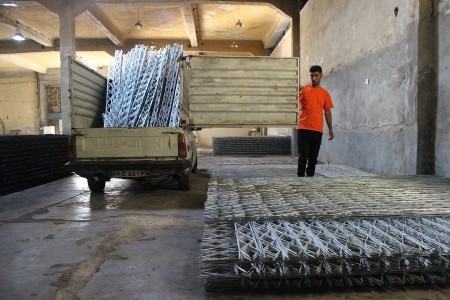 Bed rebar 5.5, 11, and 15 with a thickness of 4 and 3.8