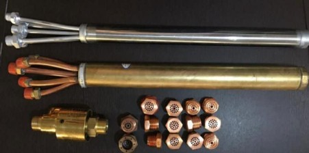 Machine torch and cutting nozzle of Gega design