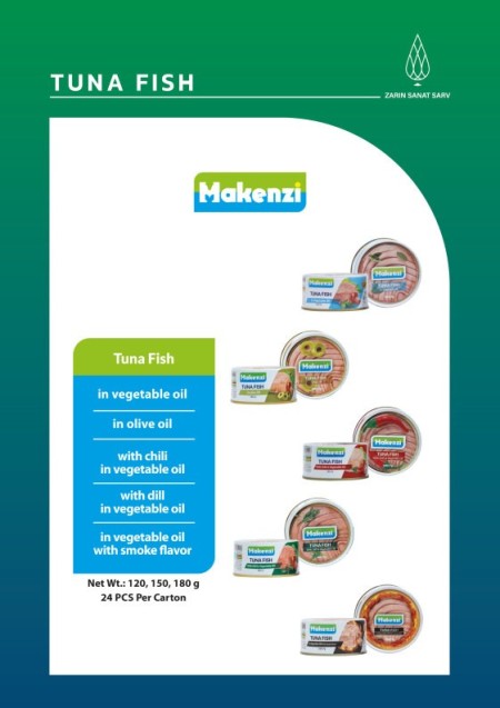 Makenzi canned fish - Iranian canned fish for export