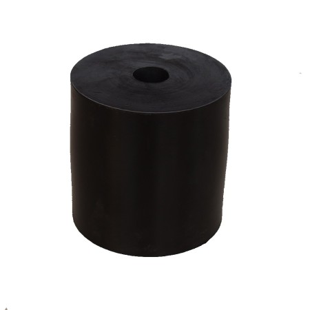 Rubber bush, inner diameter 20 mm, height 100 mm