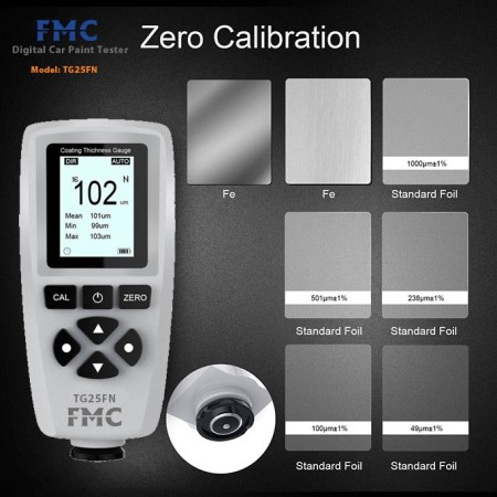 Selling car paint thickness gauge, FMC TG 25 car color tester