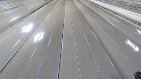 Aluminum shutter door blade