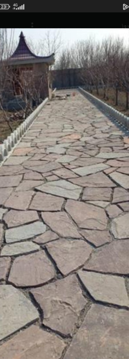 اجرای سنگ لاشه دیوار نما طبیعی