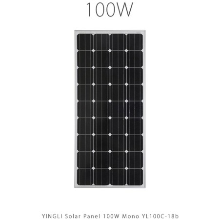 پنل خورشیدی مونو کریستال 100 وات