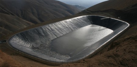 The most economical polymer pool with geomembrane