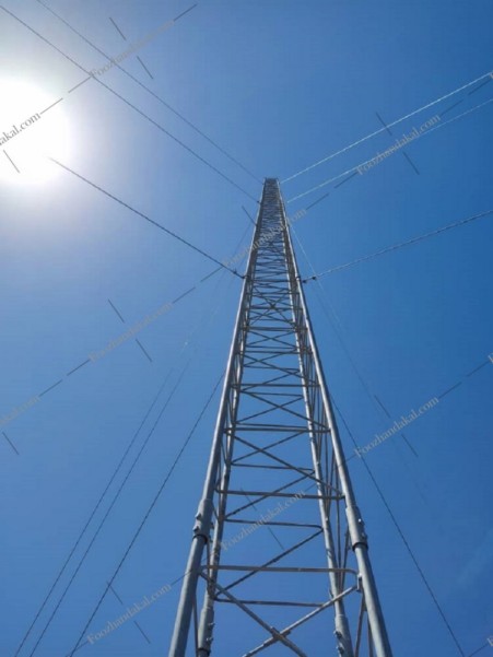 دکل مخابراتی، دکل اینترنتی، دکل مهاری خود ایستا