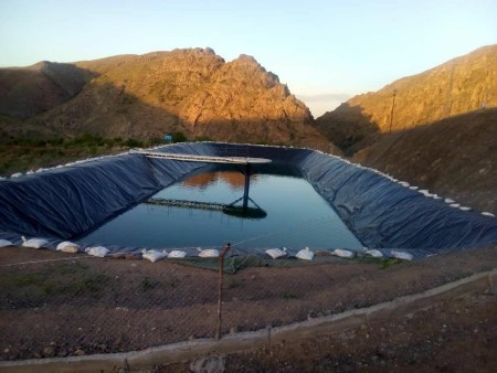 Polymer pool for agricultural water storage