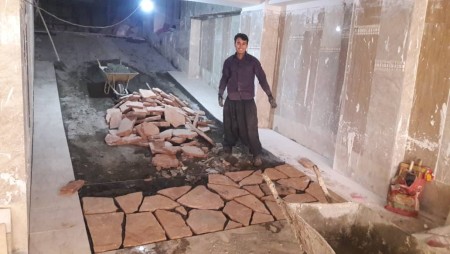 Rubble and landscape architecture