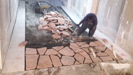 Rubble and landscape architecture