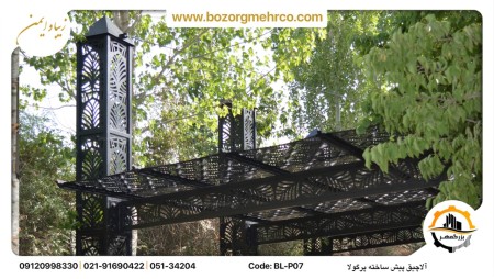 The unique beauty of the pergola pavilions of Bozormehr brand