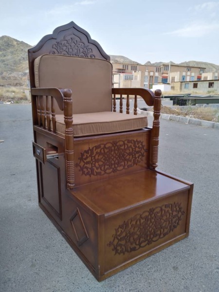 منبر تمام چوب راش تولید کننده منبر آماده