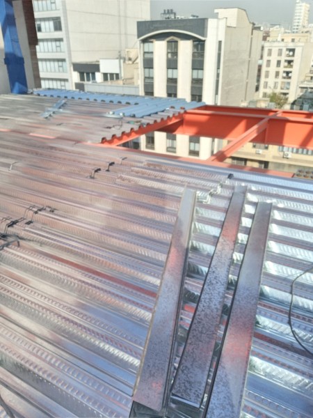 اجرا سقف عرشه فولادی